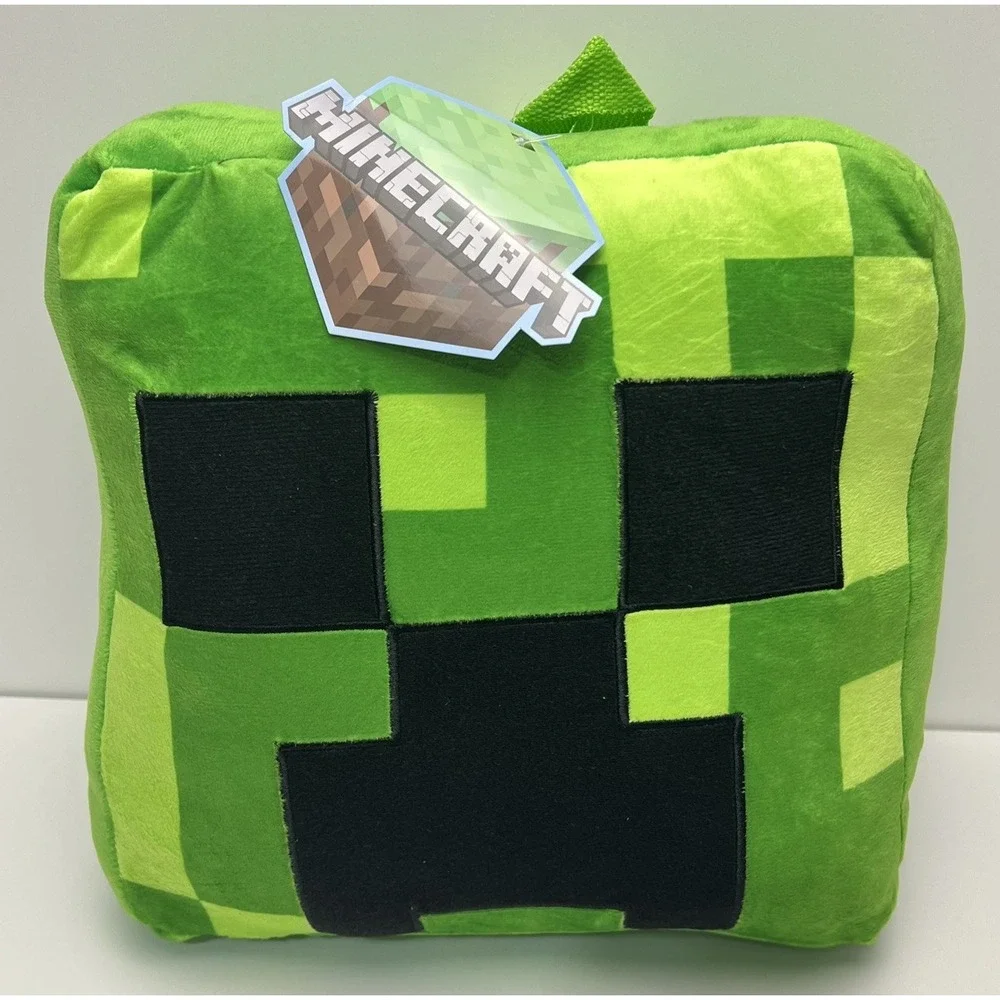 NWT Minecraft Creeper Plush Backpack Green & Black Mini Bag Kids Ages 3+‎